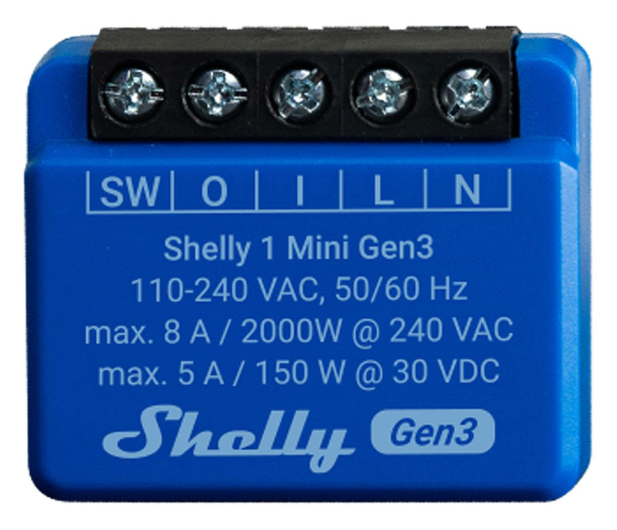 Shelly Inteligentny sterownik 1 Mini Gen3 - 1268833 - zdjęcie